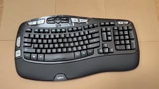 Logitech K350 Wave Ergonomic Keyboard Review Stylish And Comfortable Keyboard Its Perfect [upl. by Bartko453]