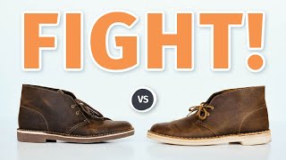 Clarks BUSHACRE 2 vs DESERT BOOT Chukka Showdown [upl. by Rebmetpes174]