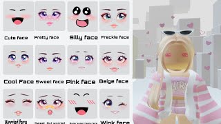 how to make a Roblox face [upl. by Llemrej]