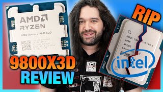 RIP Intel AMD Ryzen 7 9800X3D CPU Review amp Benchmarks vs 7800X3D 285K 14900K amp More [upl. by Enovi744]