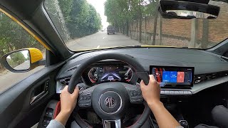 2021 All New MG5 15T 7DCT POV First Drive Impression [upl. by Aramak]