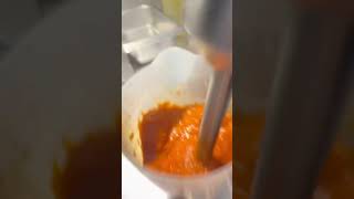 Blending Tomato Sauce with Mirepoix [upl. by Gold]