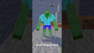 Mutant Zombie 😱💀  Funny MAIZEN x Herobrine Minecraft Animation shorts minecraft [upl. by Attenad]