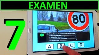 Code de la route 2024 7  Examen [upl. by Aihsiym246]