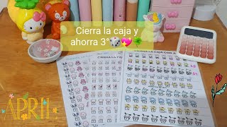 CIERRA LA CAJA Y AHORRA 3° 🎲💌Y Ahorrando con el abecedario 💖☺️🍀 [upl. by Oikim]