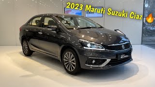 Maruti Suzuki Ciaz Alpha Detailed Walkaround  2023 Maruti Suzuki Ciaz Alpha [upl. by Eigna275]