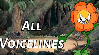 Cagney Carnation All VoicelinesCuphead [upl. by Zel]