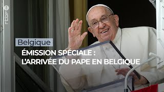 Émission spéciale en direct avant larrivée du pape en Belgique  RTBF Info [upl. by Levana]