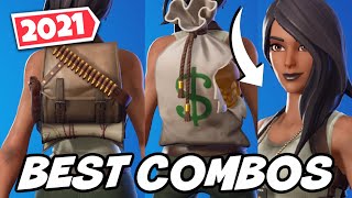 THE BEST COMBOS FOR FLATFOOT SKIN 2021 UPDATED  Fortnite [upl. by Auqenahs]