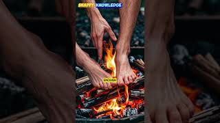 How Does Fire Walking Work Without Burning Feet 🔥 shorts [upl. by Clippard]