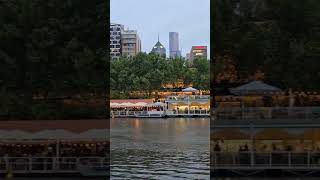 Walking near Melbourne Yarra River southgate SouthgateMelbourne MelbourneNights shorts [upl. by Dotson465]