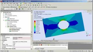 ANSYS Workbench Structural Tutorial 1 [upl. by Landre]