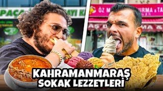 KAHRAMANMARAŞ SOKAK LEZZETLERİNİ DENEDİK  wMesutCanTomay [upl. by Haelem67]