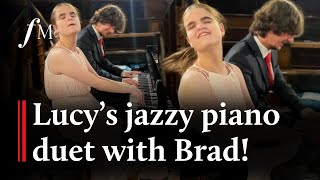 Star pianist Lucy improvises infectious boogiewoogie duet with Brad Kella  Classic FM [upl. by Becht]