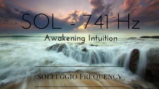 SOL  741 Hz  pure tone  Solfeggio Frequency  Awakening Intuition  8 hours [upl. by Hoffman]