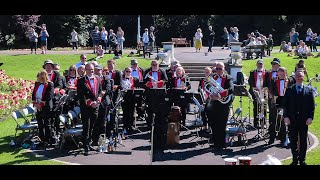 Morecambe Brass Band Playing in Morecambe7724 [upl. by Ashbey]