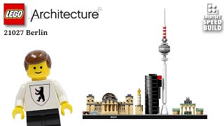 LEGO Architecture Berlin Skyline  21027 Speed Build [upl. by Sev]