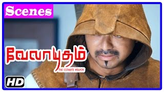 Velayudham Tamil Movie  Scenes  Abhimanyu escapes from cops  Saranya no more  Vijay  Hansika [upl. by Bertle]