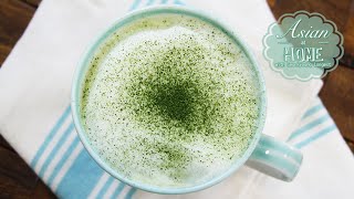 Green Tea Latte Matcha Latte녹차라떼만들기 [upl. by Shien800]