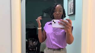 Work OOTD  Outfit of the day How to style gray pants [upl. by Littlejohn]