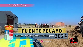 IMÁGENES 360 del segundo ENCIERRO CAMPERO Fuentepelayo [upl. by Enrahs242]