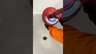 Fix it within 10min how to snake for the clogged bathtub drain 미국배관 unclog DIY easy plumbing fix [upl. by Bergstein]