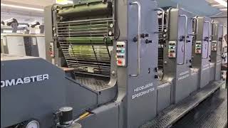 Heidelberg Sm72 V 4 color offset Printing Machine [upl. by Stickney]