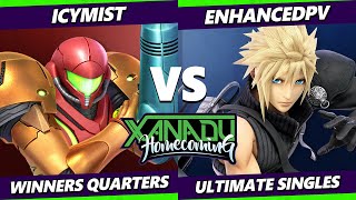 Xanadu Homecoming  IcyMist Samus Vs enhancedpv Cloud Smash Ultimate  SSBU [upl. by Aicenat289]