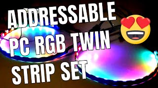 Cheap Way To Add Addressable RGB Strips To A PC [upl. by Steffie]