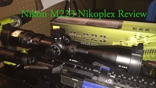 Nikon M223 Nikoplex 416x42 AR15 Rifle Scope ReviewOverview [upl. by Enilec837]