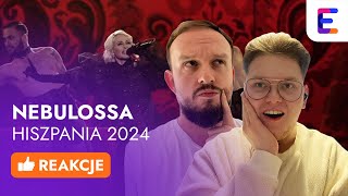 EUROWIZJA 2024 ðŸ‡ªðŸ‡¸ HISZPANIA Nebulossa  Zorra  REAKCJE [upl. by Airdnekal]