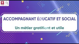 Accompagnant éducatif et social  un métier utile et gratifiant [upl. by Akirdna303]