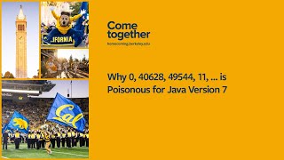 Why 0 40628 49544 11  is Poisonous for Java Version 7 [upl. by Lazaro376]