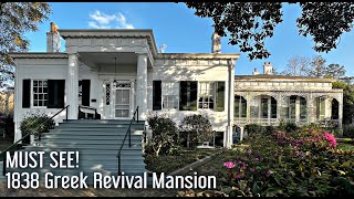 MUST SEE 1838 Greek Revival Mansion [upl. by Reviere344]