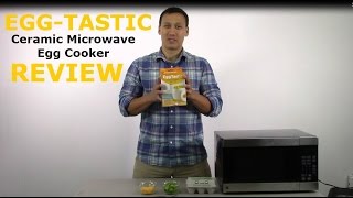 EggTastic Ceramic Microwave Egg Cooker Review [upl. by Lemert]