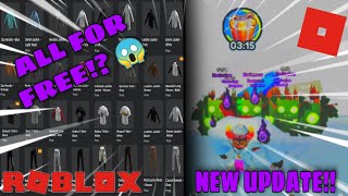 NEW UPDATE CLOTHING ON ROBLOX 😱   FREE ITEMS 😍 [upl. by Llimaj]