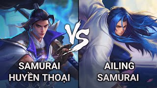 So Sánh Skin Ryoma Samurai Huyền Thoại vs Ailing Samurai  Liên Quân Mobile [upl. by Wake103]