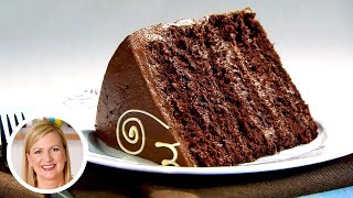 Professional Baker Teaches You How To Make CHOCOLATE CAKE [upl. by Llennehc]