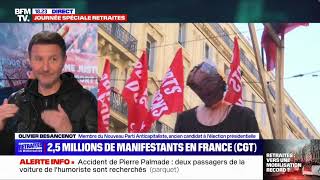 OLIVIER BESANCENOT SUR BFMTV quotSi on est des millions en 2 jours cest gagnéquot [upl. by Cid453]