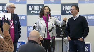 Pennsylvania Wisconsin Michigan governors hit road to deliver ‘blue wall’ states to Kamala Harris [upl. by Dorrehs234]