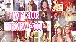 Danneel Ackles Harris Maxim 2008 Interview [upl. by Tamas292]