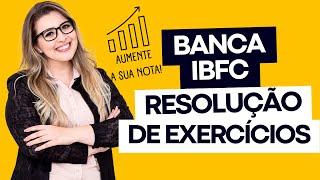 🔴 PORTUGUÊS BANCA IBFC  Resolução Comentada de Exercícios  Professora Pamba [upl. by Zebaj476]