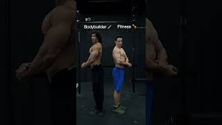 Bodybuilder VS Fitness  😱😱 [upl. by Bortz]