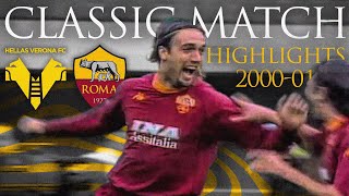 Verona 14 Roma  CLASSIC MATCH HIGHLIGHTS 200001 [upl. by Eelirak691]