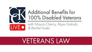 Additional Benefits for 100 Disabled Veterans [upl. by Nirra151]