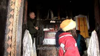 Tourists visit Thiksey Monastery in Ladakh [upl. by Aikrehs]