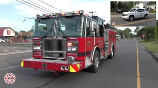 East Hartford Fire Department Engine 5  Middlesex Paramedic Uint responding in Middletown [upl. by Juliano]