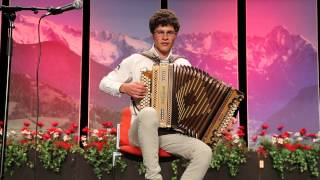 Mattia Demetz beim Feuerwerk der Harmonika im Zillertal [upl. by Londoner]