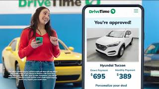 DriveTime Get Approved Online with No Credit Hit  Easy Car Financing  TV Commercial tvcommercial [upl. by Mattah]