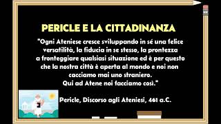 Pericle e la cittadinanza [upl. by Aseret853]